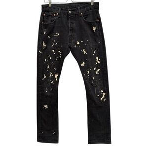Levi's 511 Paint Splatter Slim Leg Jeans Size 34